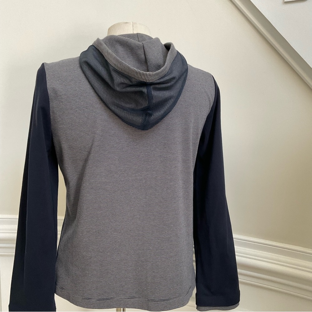 ORLY Hooded Graphic/Stripe Jacket - Picture 2 of 7